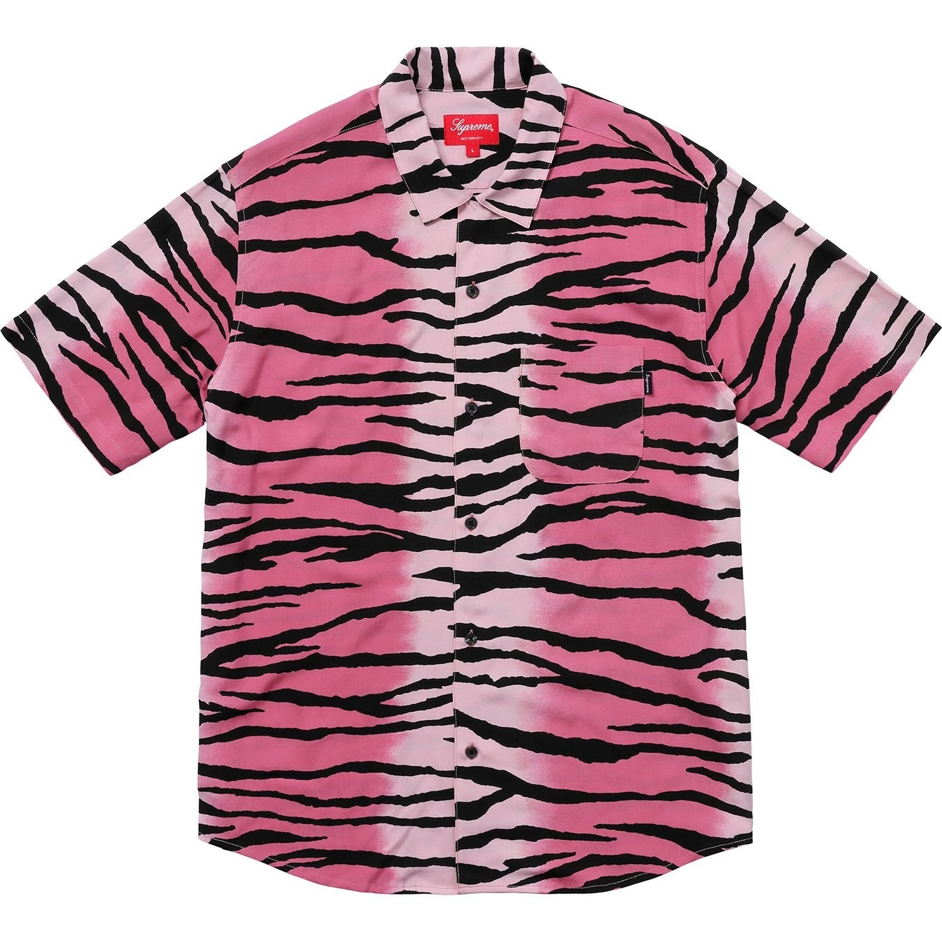 Tiger Stripe Rayon Shirt view 5